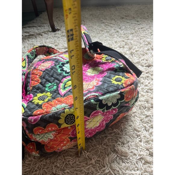 Vera Bradley Quilted Campus Backpack Ziggy Zinnia Pattern (Ret) Multi Cotton EUC - Picture 9 of 16